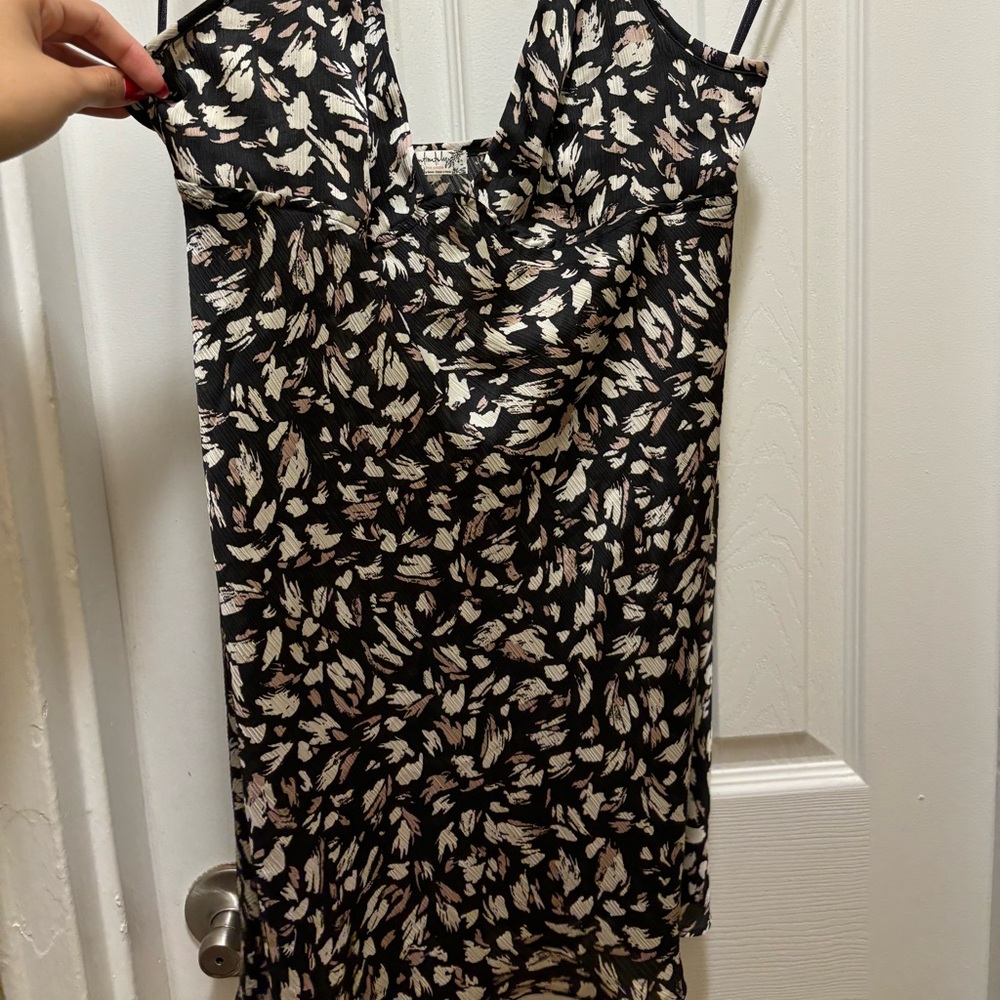 Free People Halter neck tie up dress